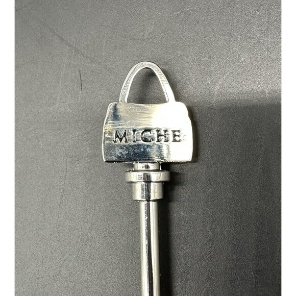 Miche Purse Swizzle Sticks Drink Stirrer Metal Enamel Rainbow Cocktail Bar Promo - Picture 4 of 5